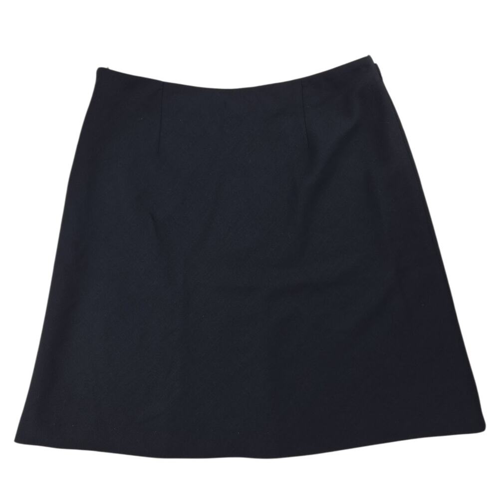 Emporio Armani | Vintage Navy Blue Lightweight Wool Mini Skirt | 28 waist - Picture 5 of 7